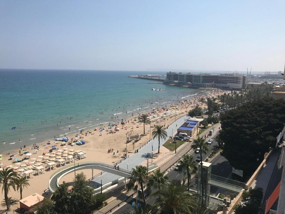 Atico De Lujo Con Vistas Al Mar, Primera Linea Playa Del Postiguet Alicante Extérieur photo